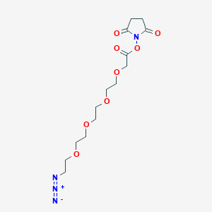 molecular formula C14H22N4O8 B605855 Azido-PEG4-NHS-ester CAS No. 1807534-82-2