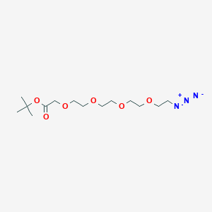 molecular formula C14H27N3O6 B605856 Azido-PEG4-CH2-Boc CAS No. 864681-04-9