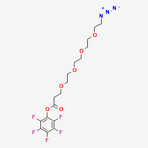 molecular formula C17H20F5N3O6 B605859 Azido-PEG4-PFP ester 