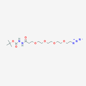 molecular formula C16H31N5O7 B605860 Azido-PEG4-hydrazide-Boc CAS No. 1919045-01-4