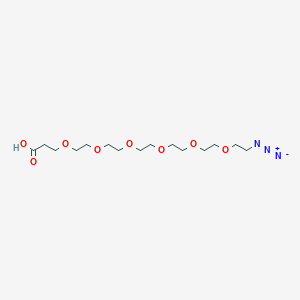 molecular formula C15H29N3O8 B605874 Azido-PEG6-acid CAS No. 361189-66-4