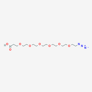 molecular formula C15H29N3O8 B605874 Azido-PEG6-Acid CAS No. 361189-66-4