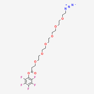 molecular formula C21H28F5N3O8 B605877 Azido-PEG6-PFP ester 