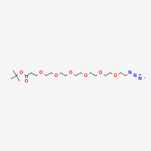 molecular formula C19H37N3O8 B605878 Azido-PEG6-C2-Boc 