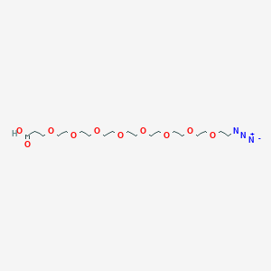 molecular formula C19H37N3O10 B605881 Azido-PEG8-acid CAS No. 1214319-92-2