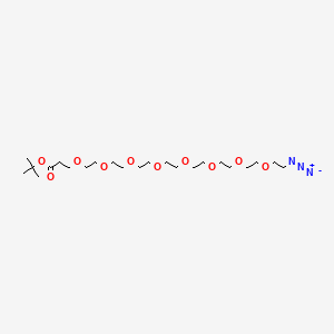 molecular formula C23H45N3O10 B605887 Azido-PEG8-Boc 