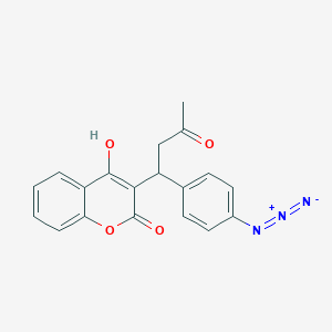 molecular formula C19H15N3O4 B605894 Azidowarfarin CAS No. 77741-79-8
