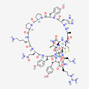 molecular formula C84H118N24O21S2 B605907 Balixafortide CAS No. 1051366-32-5