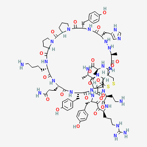 molecular formula C80H112N22O21S2 B605907 Balixafortide CAS No. 1051366-32-5