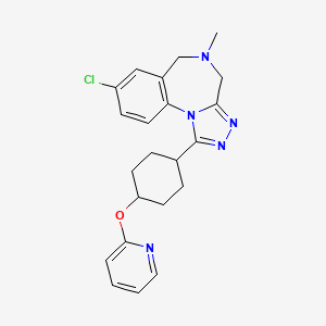 molecular formula C22H24ClN5O B605908 Balovaptan CAS No. 1228088-30-9