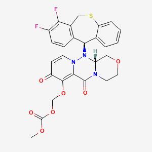 molecular formula C27H23F2N3O7S B605909 Baloxavir marboxil CAS No. 1985606-14-1