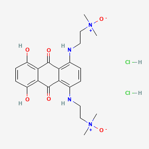 molecular formula C22H30Cl2N4O6 B605912 Banoxantrone dihydrochloride CAS No. 252979-56-9