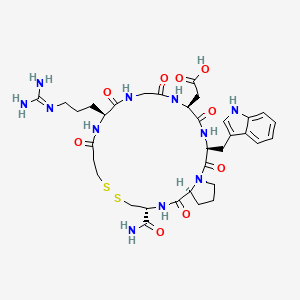 molecular formula C34H47N11O9S2 B605916 Batifiban CAS No. 710312-77-9