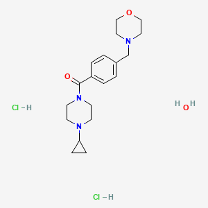 molecular formula C19H31Cl2N3O3 B605919 Bavisant Dihydrochloride CAS No. 1103522-80-0