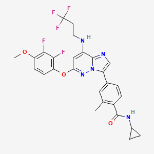 molecular formula C27H24F5N5O3 B605921 BAY1217389 CAS No. 1554458-53-5
