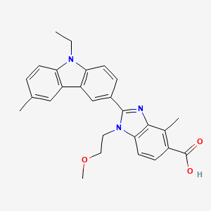 molecular formula C27H27N3O3 B605924 BAY-1316957 CAS No. 1613264-40-6