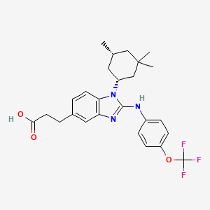 molecular formula C26H30F3N3O3 B605925 BAY-1436032 