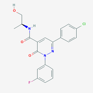 molecular formula C20H17ClFN3O3 B605929 BAY-218 CAS No. 2162982-11-6