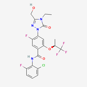molecular formula C21H18ClF5N4O4 B605930 Orludodstat CAS No. 2225819-06-5