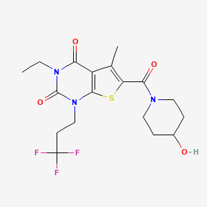 molecular formula C18H22F3N3O4S B605940 BAY-545 