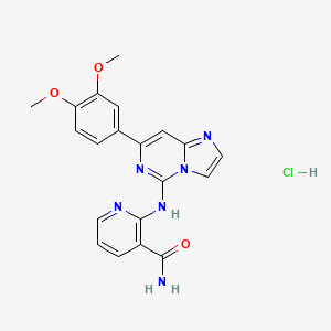 molecular formula C20H19ClN6O3 B605946 Syk Inhibitor IV, BAY 61-3606 CAS No. 1615197-10-8