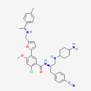 molecular formula C38H44ClN5O3 B605958 trans-BAY-850 