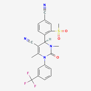molecular formula C22H17F3N4O3S B605959 Bay-85-8501 CAS No. 1161921-82-9