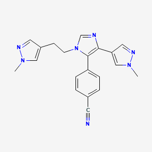 molecular formula C20H19N7 B605963 BAZ2-ICR 