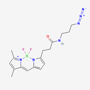 molecular formula C17H21BF2N6O B605990 BDP FL azide 