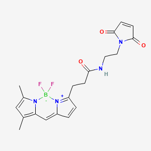 molecular formula C20H21BF2N4O3 B605993 BDP FL maleimide 