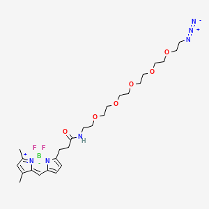molecular formula C26H39BF2N6O6 B605996 BDP FL-PEG5-azide 