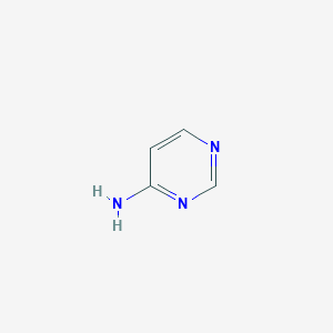 molecular formula C4H5N3 B060600 4-Aminopyrimidine CAS No. 163133-87-7
