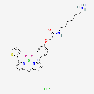 molecular formula C27H30BClF2N4O2S B606006 BDP TR amine CAS No. 2183473-18-7