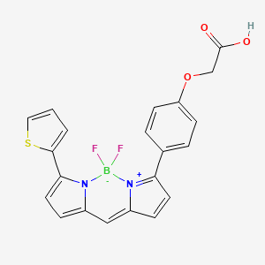 molecular formula C21H15BF2N2O3S B606007 BDP TR carboxylic acid 