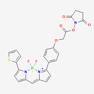 molecular formula C25H18BF2N3O5S B606008 BDP TR NHS ester 