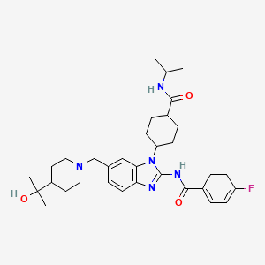 molecular formula C33H44FN5O3 B606013 Tsr-011 CAS No. 1357920-84-3