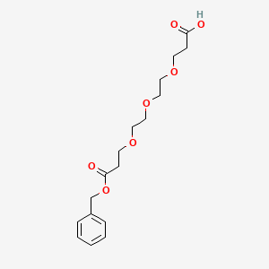 molecular formula C17H24O7 B606025 Benzyloxy carbonyl-PEG3-acid 