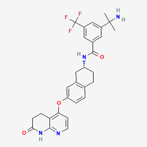 molecular formula C29H29F3N4O3 B606057 ML786 