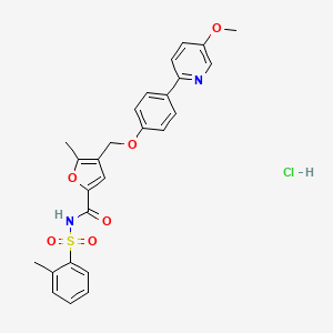 molecular formula C26H25ClN2O6S B606058 BGC20-1531Hydrochloride 