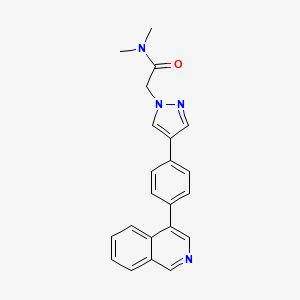2-(4-(4-(isoquinolin-4-yl)phenyl)-1H-pyrazol-1-yl)-N,N-dimethylacetamide