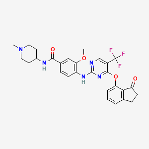 molecular formula C28H28F3N5O4 B606085 BI-4464 