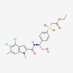 molecular formula C23H24Cl2N2O6S B606086 BI-4916 