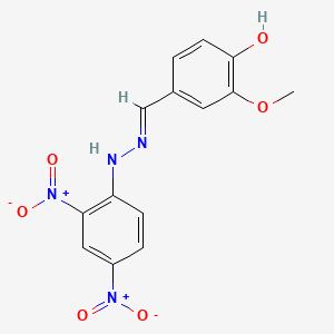 molecular formula C14H12N4O6 B6060981 CGAPFINNGHHZCX-UHFFFAOYSA-O 