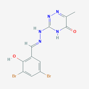 molecular formula C11H9Br2N5O2 B6060995 MFCD02106757 