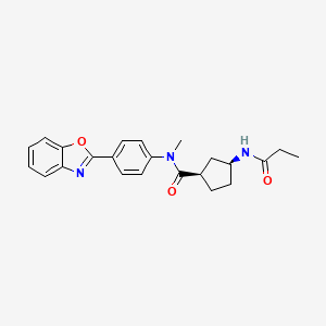molecular formula C23H25N3O3 B606103 BI 99179 CAS No. 1291779-76-4