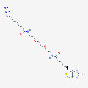 Biotin-PEG2-C6-Azide