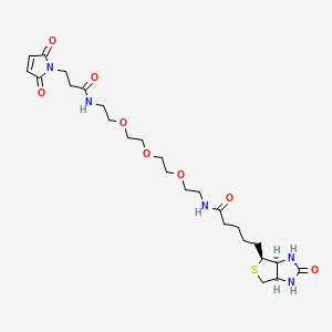 molecular formula C25H39N5O8S B606134 Biotin-PEG3-Mal 