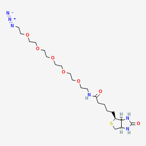 molecular formula C22H40N6O7S B606144 Biotin-PEG5-azide 