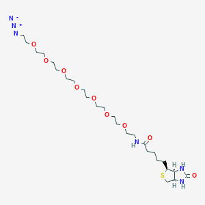 molecular formula C26H48N6O9S B606151 Biotin-PEG7-Azide 