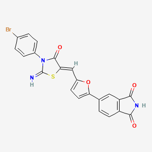 molecular formula C22H12BrN3O4S B606153 Bioymifi 